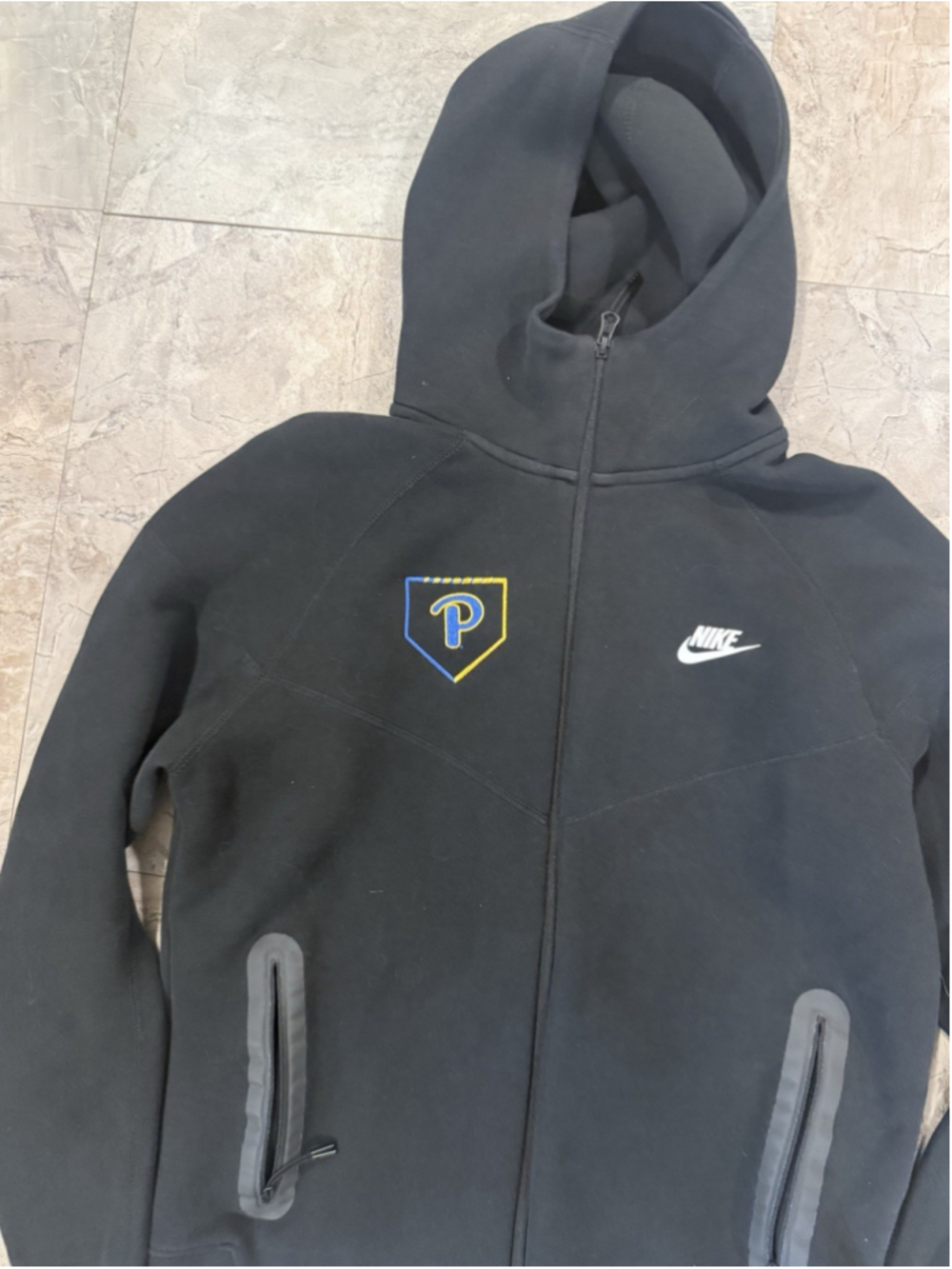Nike Tech FleeceHoodie Full Zip Pittsburgh Panthers Black Men’s L